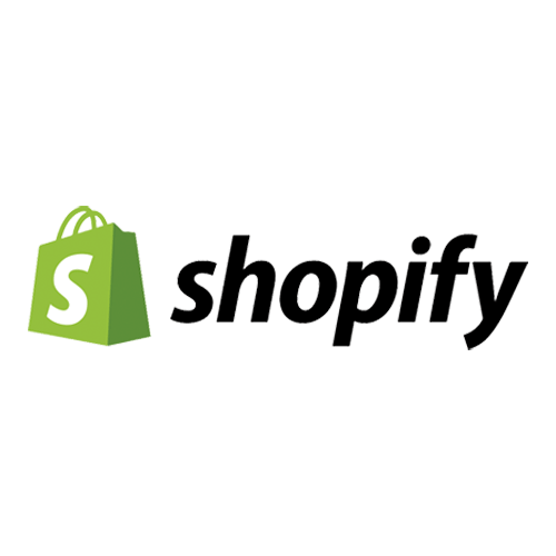 Shopify logo med pose