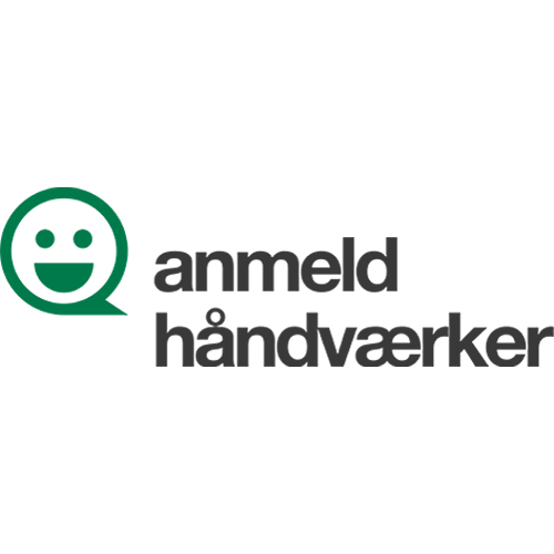 Anmeld Håndværker logo med smiley