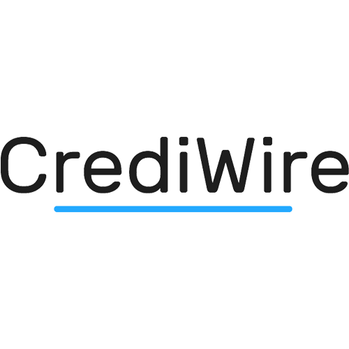 CrediWire logo i sort