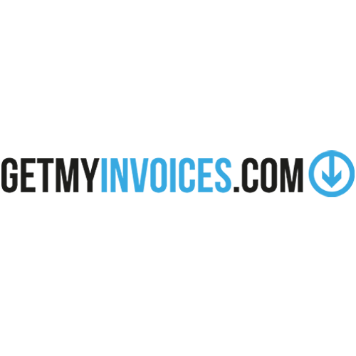 GetMyInvoces.com logo med pil