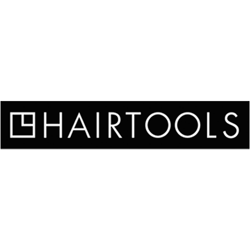 Hairtools logo i sort