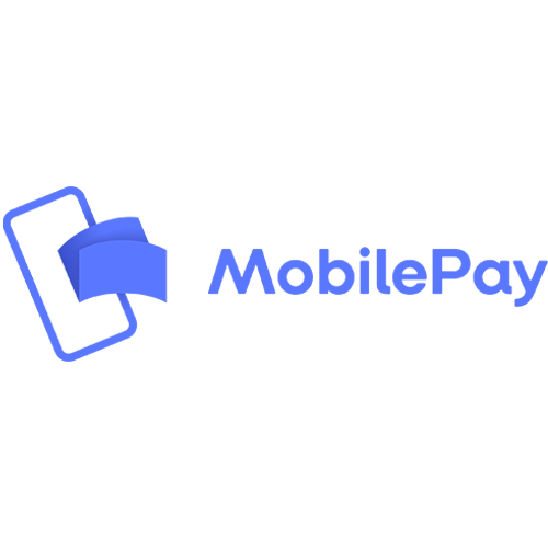 MobilePay logo I blå