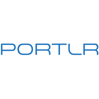 Portlr logo til web i blå