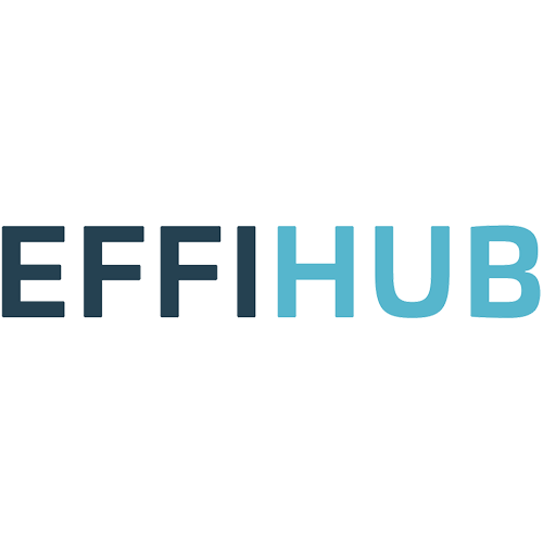 Effihub logo I blå
