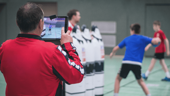 Sportstræner med iPad