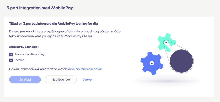 3. part integration med MobilePay