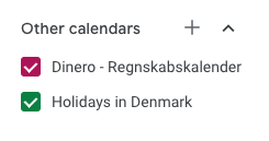 Google-kalender - Andre kalendre