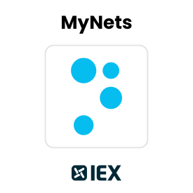 MyNets med IEX logo