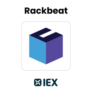 Rackbeat med IEX-logo