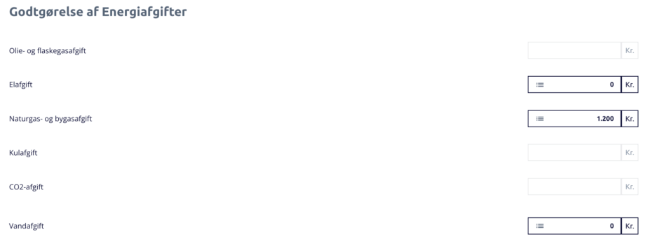 Naturgas- og bygasafgift i moms