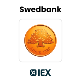 Swedbank Pay med IEX-logo